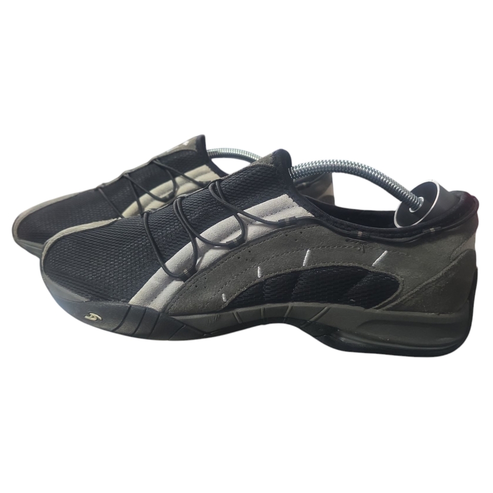 Men's Dr. Scholl's Black and Gray Athletic Shoes Natural Sport Messaging Gel